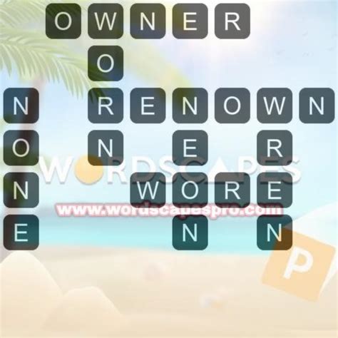 Wordscapes Level 330, Crest 10.